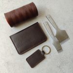 ست جاکارتی و جا کلیدی چرم طبیعی دست دوز | چرم اکبری - Image 10