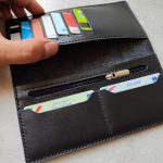 کیف پول و جاکارتی دو لت چرم طبیعی گاوی دست دوز - Image 5