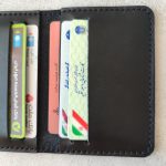 ست جاکارتی و جا کلیدی چرم طبیعی گاوی دست دوز | چرم اکبری - Image 4