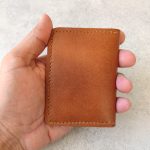 ست جاکارتی و جا کلیدی چرم طبیعی گاوی دست دوز | چرم اکبری - Image 10