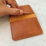 ست جاکارتی و جا کلیدی چرم طبیعی گاوی دست دوز | چرم اکبری - Image 6